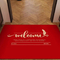 Geprinte Custom Logo Matten tapijt tapijten Nylon Top Rubber Back Voor Restaurant